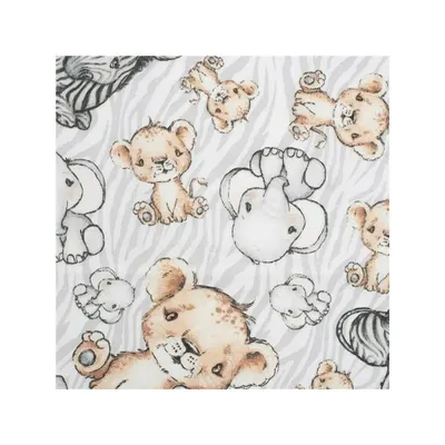 Scutec impermeabil New Baby din flanel cu multiple intrebuintari 57x47 cm Baby Zoo