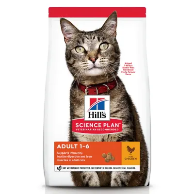 Hrana uscata pisici, Hill's SP Feline Adult Chicken 1.5 kg 1.5kg