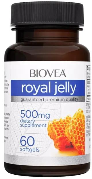 Royal Jelly, 500 mg, 60 capsule, Biovea