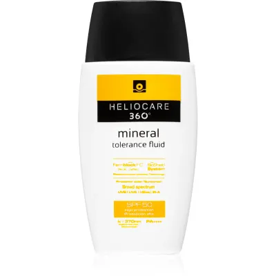 Heliocare 360° Mineral Tolerance Fluid fluid protector cu minerale pentru fata SPF 50 50 ml