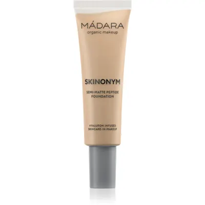 MÁDARA Skinonym Semi-Matte Peptide machiaj persistent cu peptide culoare True Beige 35 30 ml