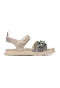 Sandale cu velcro Twixie - Maro nisip