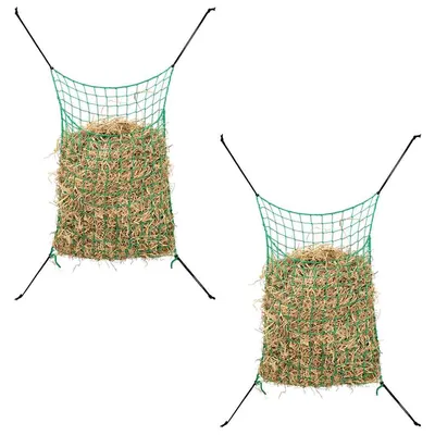 vidaXL Plase pentru fân, 2 buc, dreptunghiulare, 0,9 x 1,5 m PP