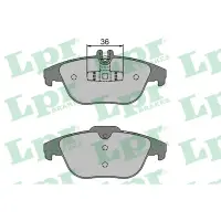 Set placute frana, frana disc LPR 05P1274