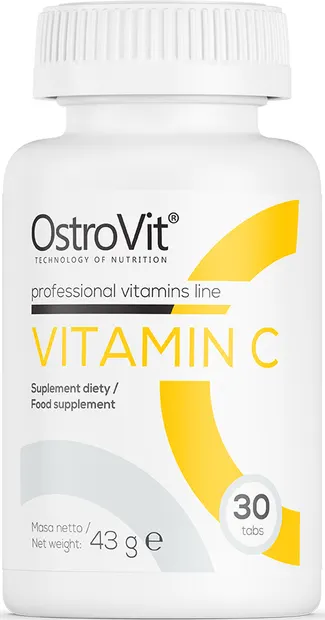 Vitamin C, 1000 mg, 30 tablete, OstroVit