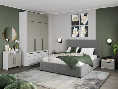 Set Mobila Dormitor Casmir / Alb Soares C23