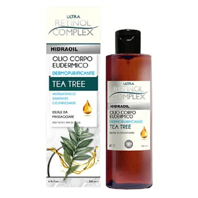 Ulei de corp eudermic cu extract de arbore de ceai, dermopurificant, cicatrizant, Ultra Retinol Complex, 200 ml