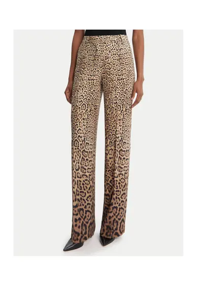 Pantaloni dama stofa - bej/negru