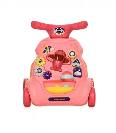 Antemergator multifunctional cu centru de activitati Space Pink