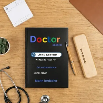 Cadou pentru Doctor - Agenda personalizata + set scris