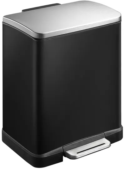Coș de gunoi EKO Europe - E-Cube, 20 l, negru