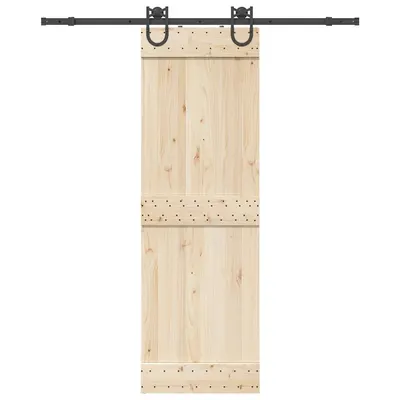 Gossi set feronerie pentru usa glisanta, negru, 183 cm, otel