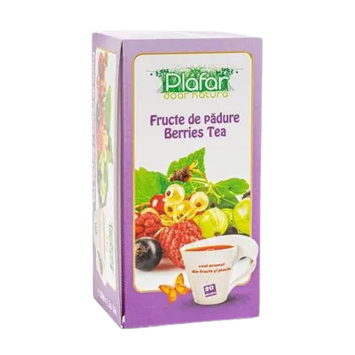 Ceai de fructe de padure, 20 plicuri, Plafar