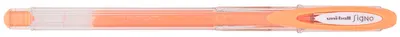 Roller cu gel Uniball Signo Angelic Colour – Oranj, 0.7 mm