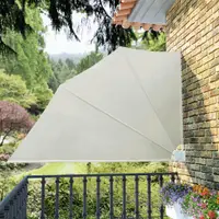 Gossi copertina laterala pliabila de balcon, crem, 160x240 cm