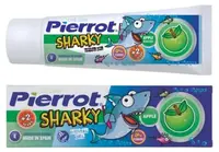 Pierrot Pastă de dinți pentru copii Sharky, măr, 75 ml