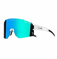 Ochelari de ciclism VELYON Alb/Albastru