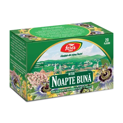 Ceai Noapte buna, 20 plicuri, Fares
