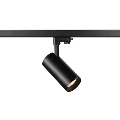 Iluminat decorativ pe sina, Melodii NUMINOS M, negru sistem 3 faze negru lumina / negru 3000K 36 °