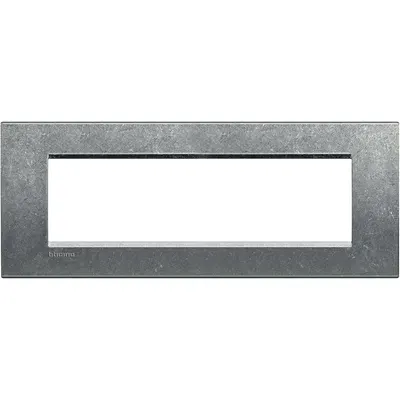 Rama ornament 7 module Bticino Living Light LNA4807NA, gri natural