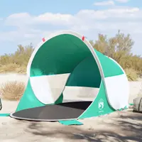 Gossi cort de plaja pop-up, verde marin, impermeabil