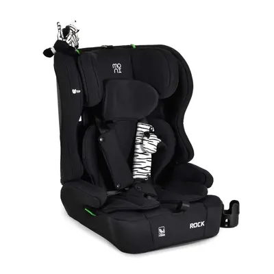 Scaun auto cu 2 jucarii Moni i-Size Rock SIP (76-150 cm) Negru