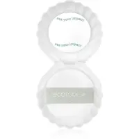EcoTools Sea Gems Pearl Puff + Case oglinda cosmetica cu puf pentru pudră 1 buc
