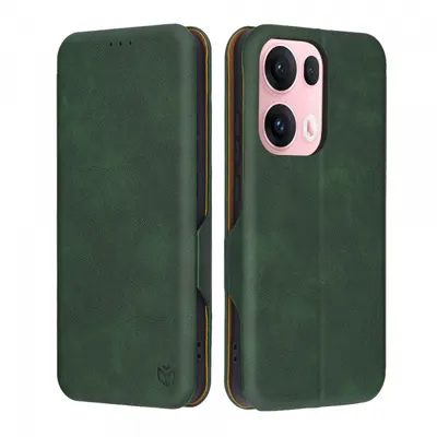 Husa pentru Oppo Reno13 Pro, Techsuit, Safe Wallet Plus, Verde