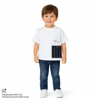 Tricou copii Chicco, Alb cu model, 01948-70MC