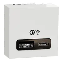 Noua Unica, Incarcator rapid USB dublu A+C 18W, alb