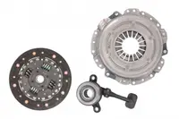 Kit ambreiaj cu rulment hidraulic (Cu capac ambreiaj; cilindru ambreiaj central; placa presiune, 180mm) potrivit DACIA DOKKER; RENAULT CLIO III 1.2-1.6 12.04-