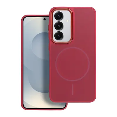 Husa cu Magsafe pentru Samsung S25 Plus, Frame Mag Cover, Magenta Engros