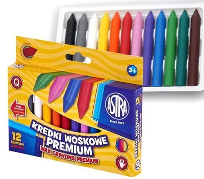 Pasteluri cerate Astra - Premium, 12 culori