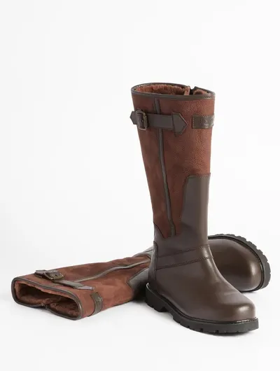 Cizme piele Aigle Inverss GTX dark brown