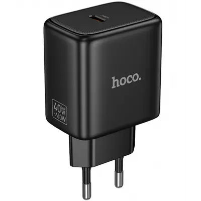 Incarcator Retea HOCO N83, 40W, 3A, 1 x USB-C, Negru