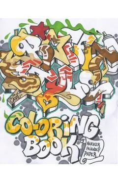 Graffiti Style Coloring Book