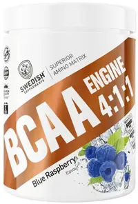 BCAA Engine 4:1:1, zmeură albastră, 400 g, Swedish Supplements