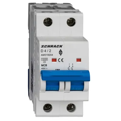 Intreruptor automat modular (MCB) AMPARO 10kA, D 4A, 2 poli