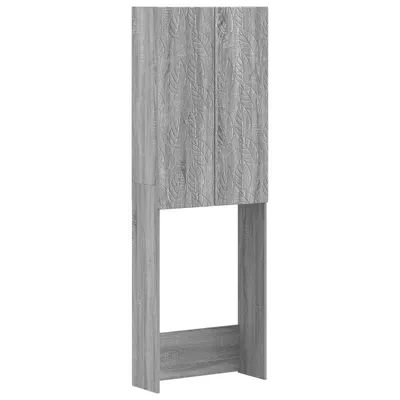 vidaXL Dulap pentru toaletă DELFT Sonoma gri 66 x 25,5 x 190 cm