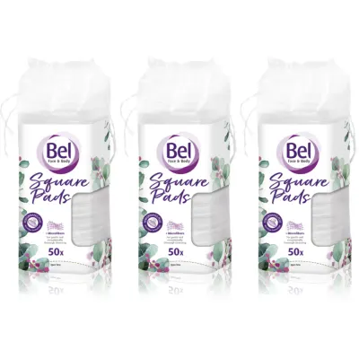 Bel Face & Body Square Pads dischete demachiante ambalaj economic 3x50 buc