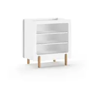Comodă de copii albă cu masă de schimbat 88x95x57 cm Smile – Vipack