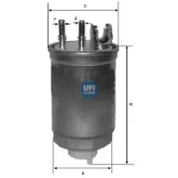 Filtru combustibil UFI 24.412.00