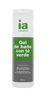 Gel de dus cu extract de ceai verde, Interapothek | 750 ml
