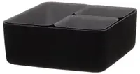 Set coșuri 4Living - Candy, 4 bucăți, negru/gri