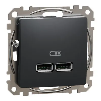 Sedna Design, Priza incarcare USB A+A 2.1A antracit
