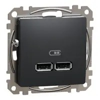 Sedna Design, Priza incarcare USB A+A 2.1A antracit
