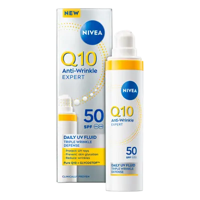 Fluid de zi Anti-Wrinkle Expert Q10 cu protectie UV, 40ml, Nivea