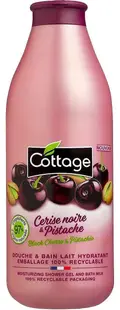 Cottage Gel de duș și spumă de baie Cherry & Pistachio, 750 ml