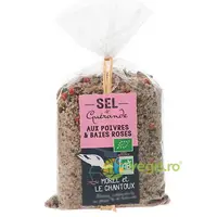 Sare de Mare cu Piper si Boabe de Piper Roz Ecologica/Bio 250g