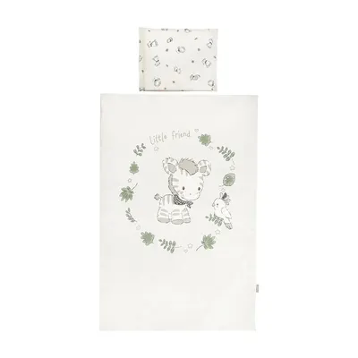 Set lenjerie de pat Lorelli Cosy Ranforce 3 piese Jungle Bej